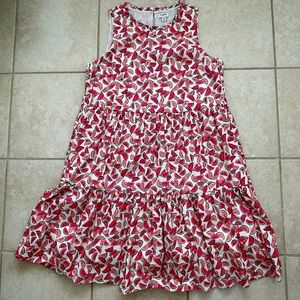 J.Crew Watermelon Tiered Dress - Sz 10